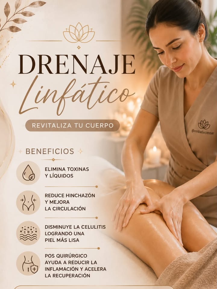 Drenaje linfático en Embellecenter