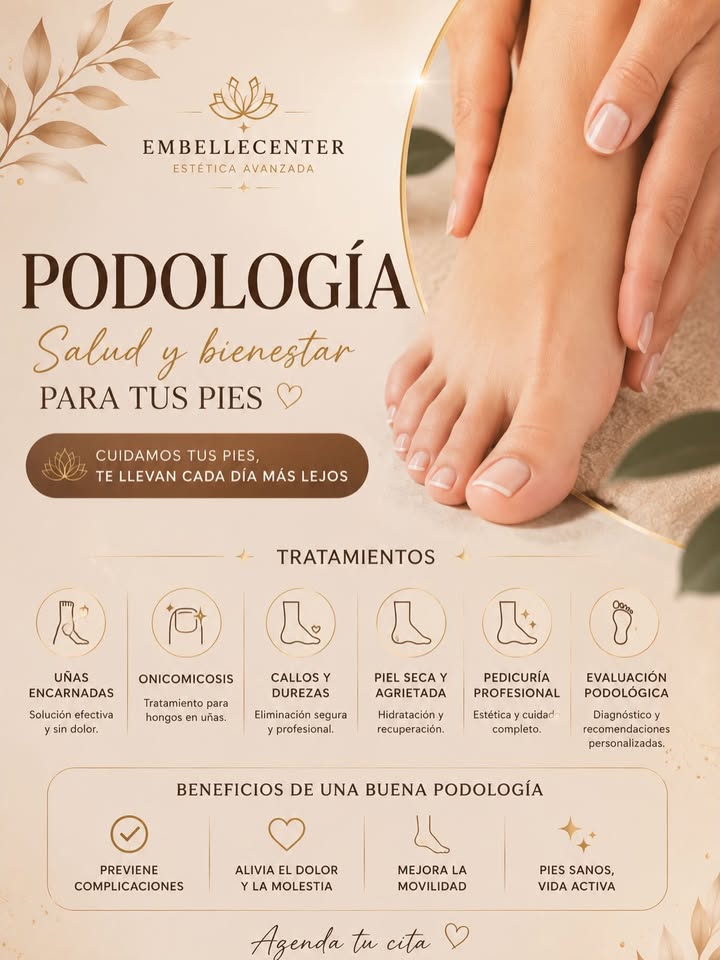 Podología profesional en Embellecenter